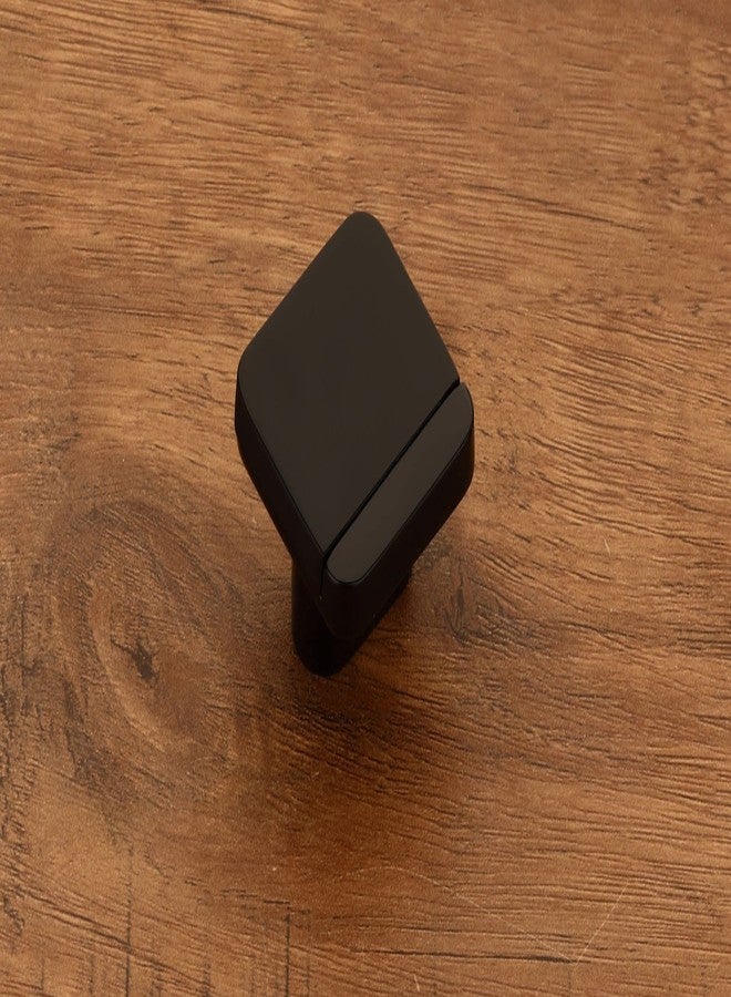HARMONUS Knobs for Drawer & Cabinets Set Knob Black - Z.Black Wardrobe Kitchen Door Pull Handle Knobs Square Shape Drawer Knob - (KNOBS-175- Pack of 6) - Image 1